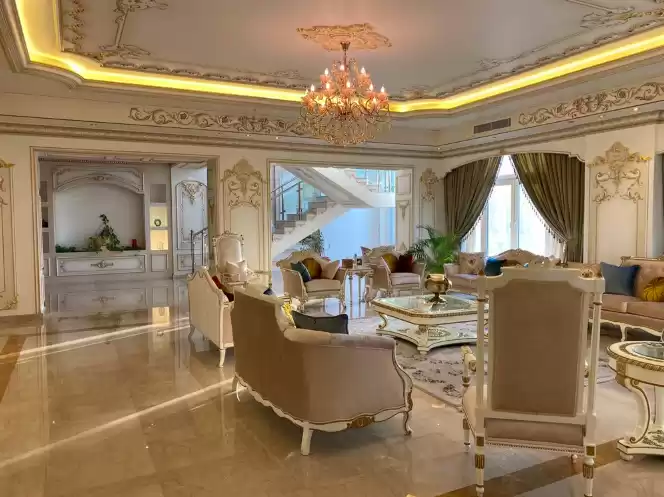 Wohn Klaar eigendom 6 Schlafzimmer F/F Penthouse  zu vermieten in Al Sadd , Doha #7619 - 1  image 